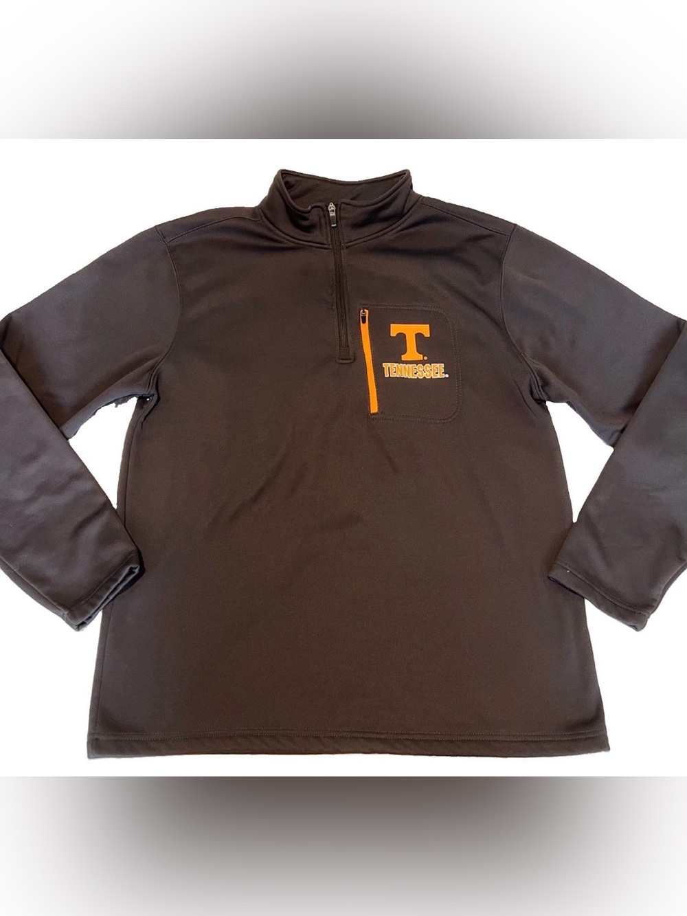 Stadium Athletics Tennessee Volunteers 1/4 Zip Pullover Jacket Mens L Gray